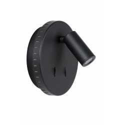 Kinkiet BENTJER Ø 14 cm LED 3000K czarny 79201/09/30 Lucide - zdjęcie dodatkowe 1